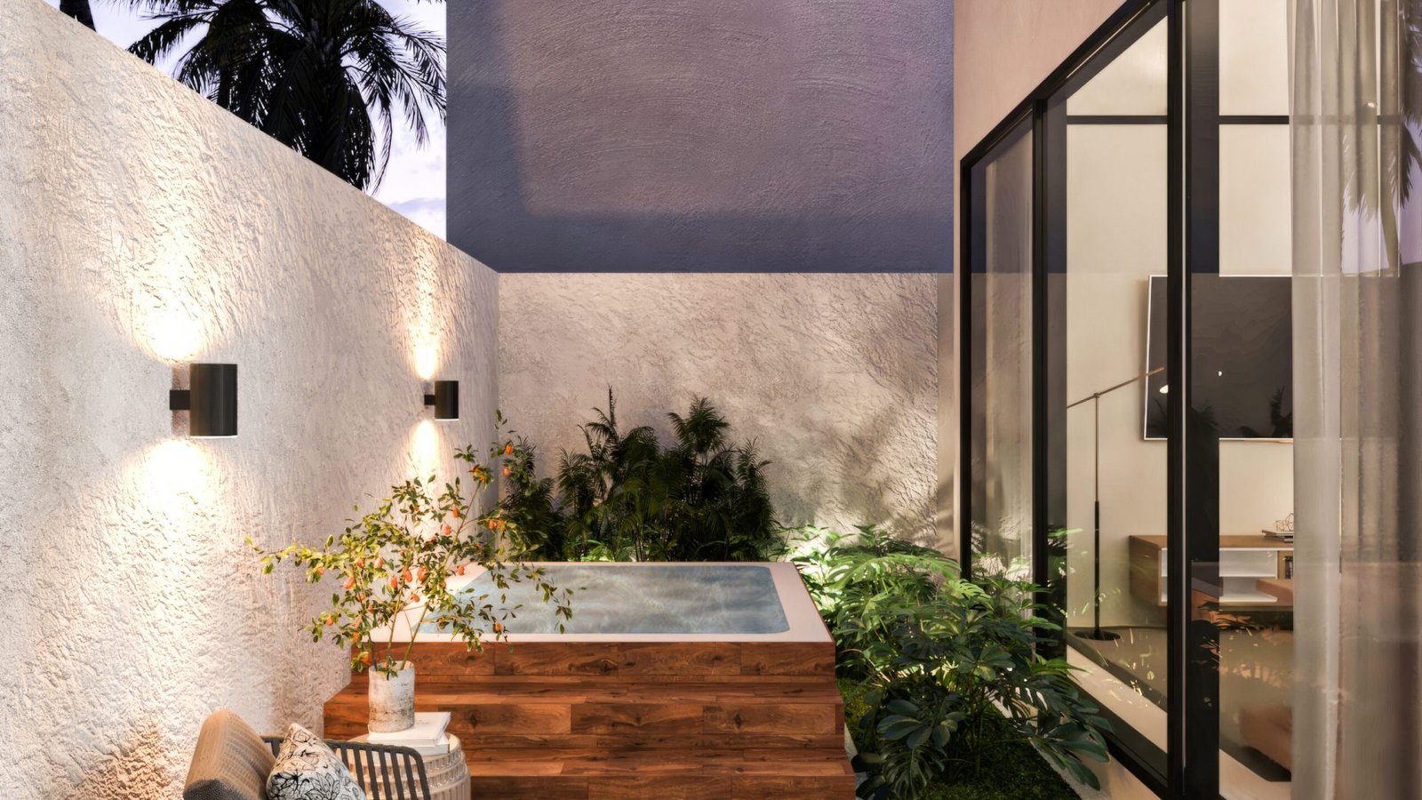 Jacuzzi  - Residencia Chelem